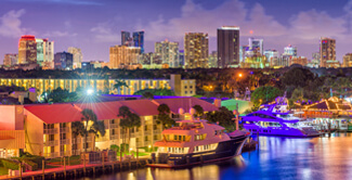 Fort Lauderdale skyline view